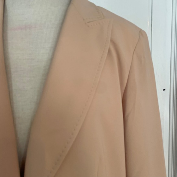 Kasper Women's Pant Suit‎ Set, Blazer, skirt and Wide Leg Trousers, Neutral Tan - Picture 3 of 16